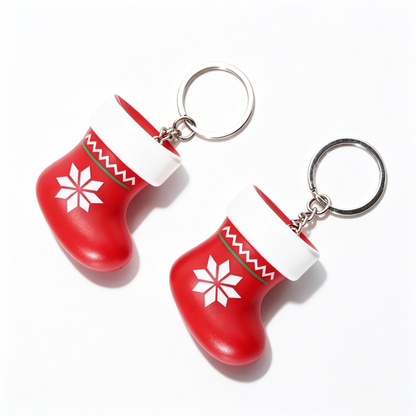 Christmas Stocking Light Up Keychain
