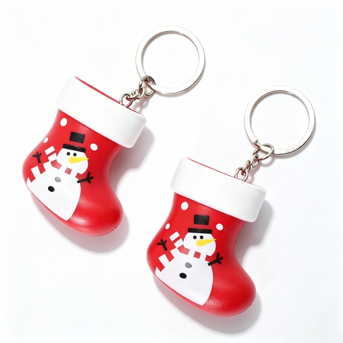 Christmas Stocking Light Up Keychain