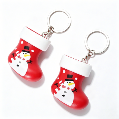 Christmas Stocking Light Up Keychain