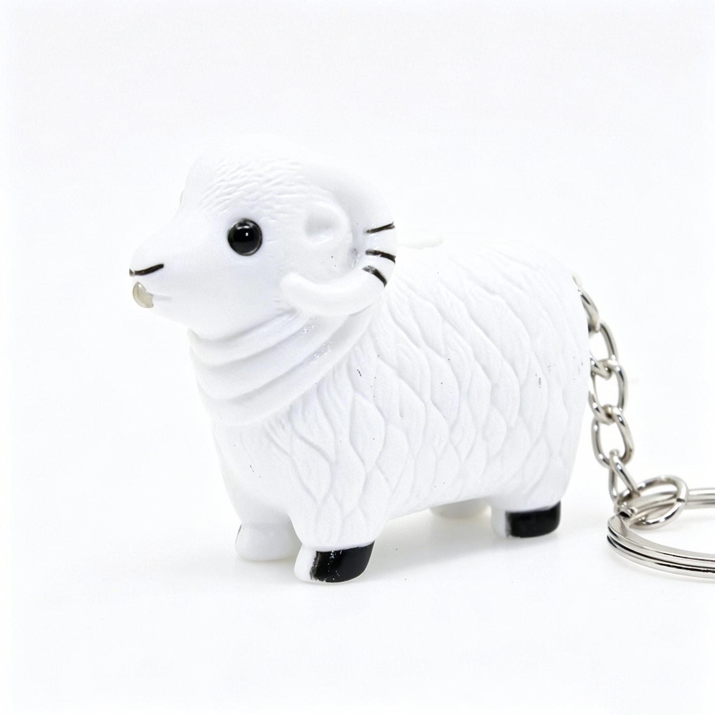 Colorful Goat Light Up Keychain