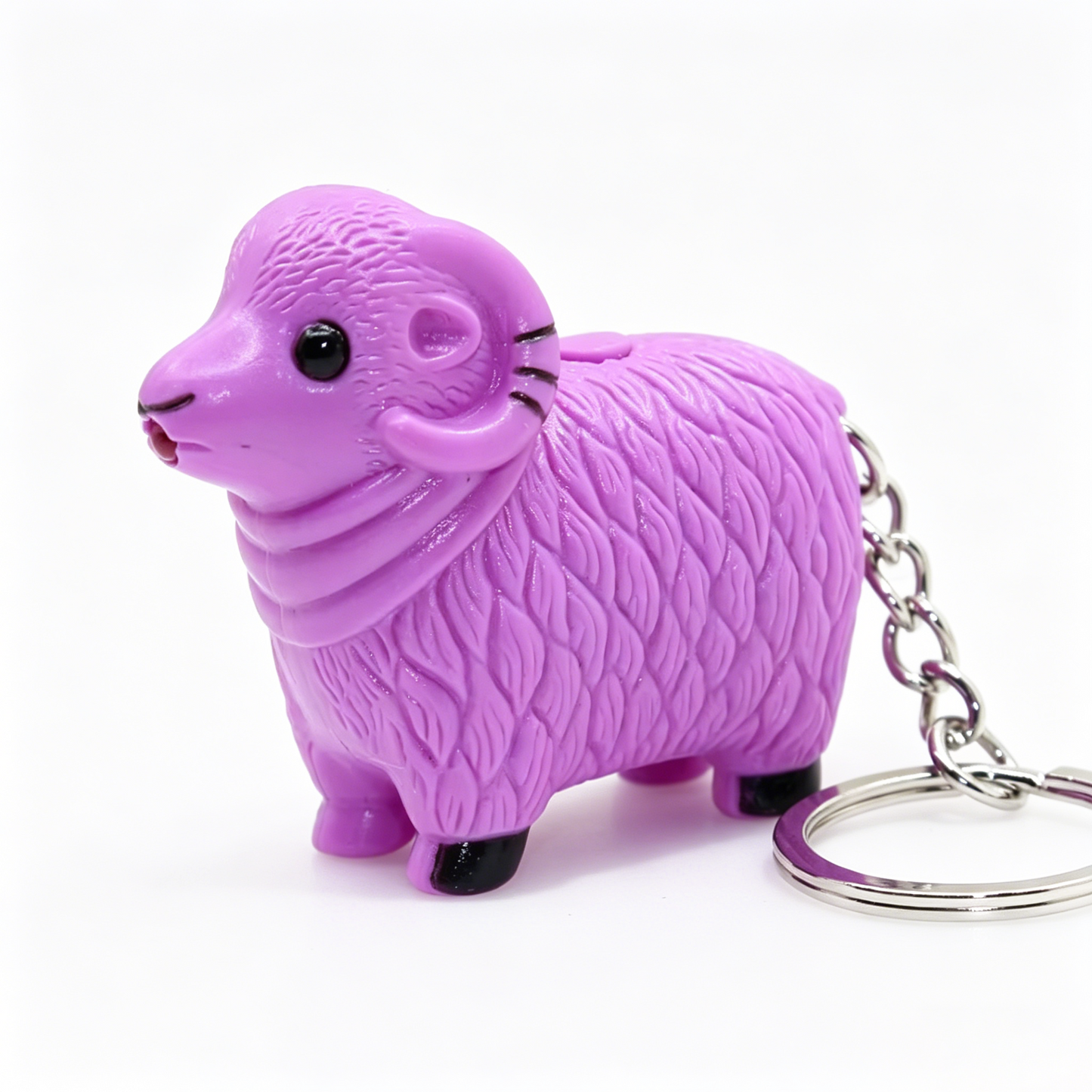 Colorful Goat Light Up Keychain