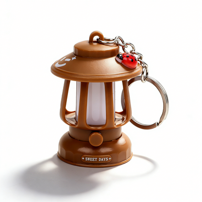 Camping Mini Night Light Keychain